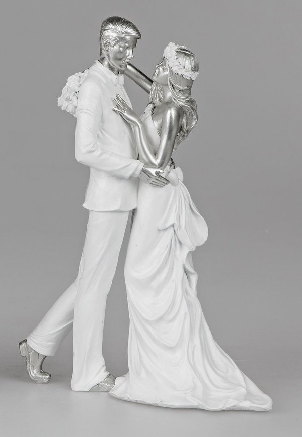 formano Deko-Figur, Paar stehend, Figur aus Kunststein, H ca. 26 cm  -neu-