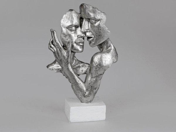formano Deko-Figur, Skulptur, Büste Paar aus Kunststein, ca. 19x32cm  -neu-