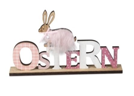 formano Osterdeko, Schriftzug Ostern aus Holz, 30cm  - neu -