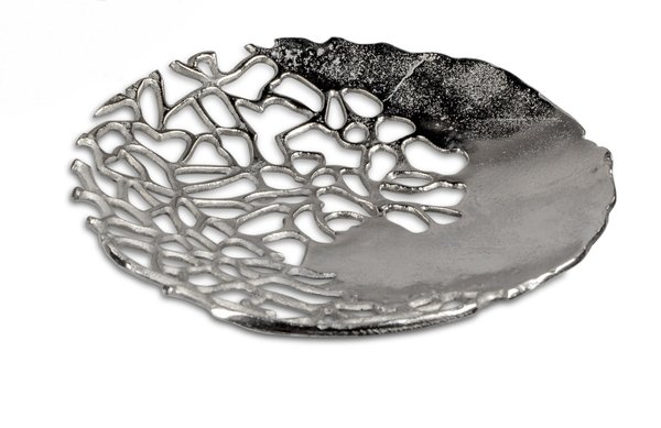 formano Schale Alu-Koralle, rund 28 cm Tischdekoration - neu