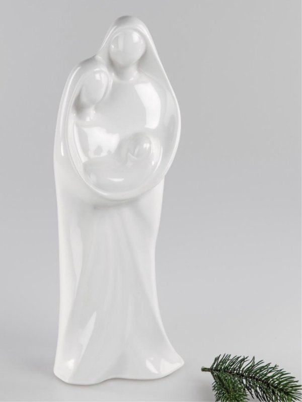 formano Deko-Figur, Skulptur -Heilige Familie- Keramik 42cm Weihnachtsdeko  neu